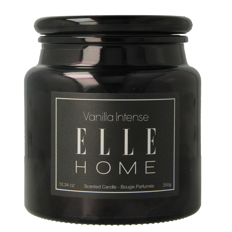 Elle Home Vanilla intense candle jar 350 Gram