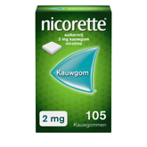 Nicorette Kauwgom 2mg classic 105.00 Stuks