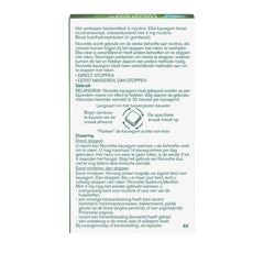 Nicorette Kauwgom 4mg menthol mint 30 Stuks