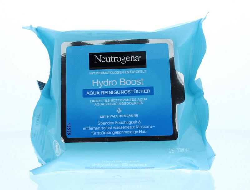 Neutrogena Hydra boost wipes 25 Stuks
