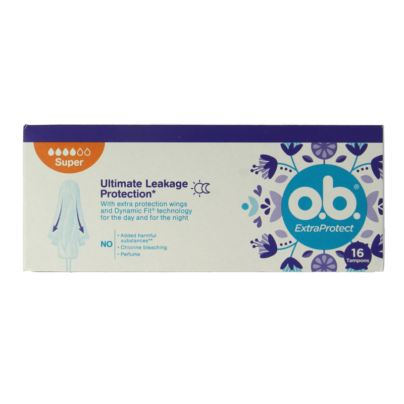 OB Tampons extra protect super 16 Stuks