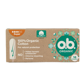 OB Tampons organic super 16 Stuks