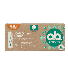 OB Tampons organic super 16 Stuks