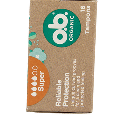 OB Tampons organic super 16 Stuks
