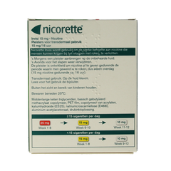 Nicorette Pleister 15mg 14 Stuks