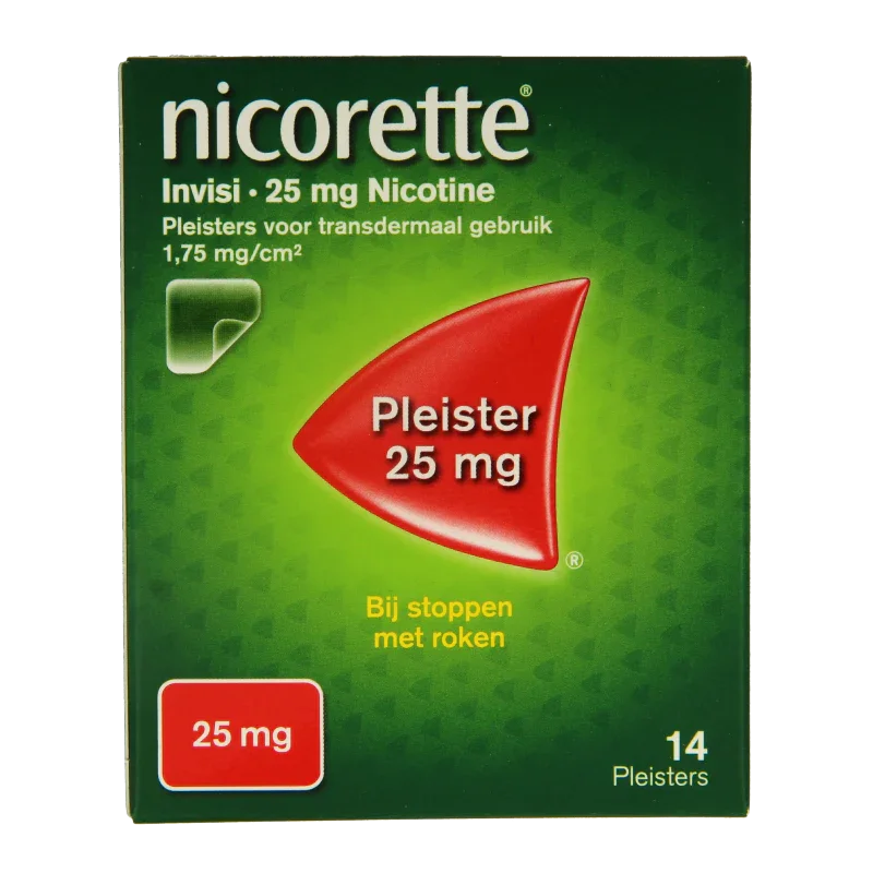 Nicorette Pleister 25mg 14 Stuks