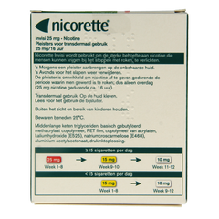 Nicorette Pleister 25mg 14 Stuks
