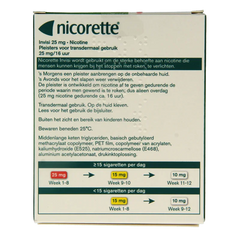 Nicorette Pleister 25mg 14 Stuks