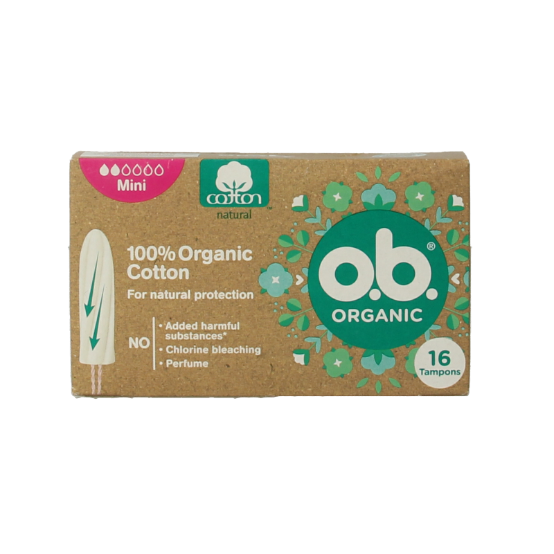 OB Tampons organic mini 16 Stuks
