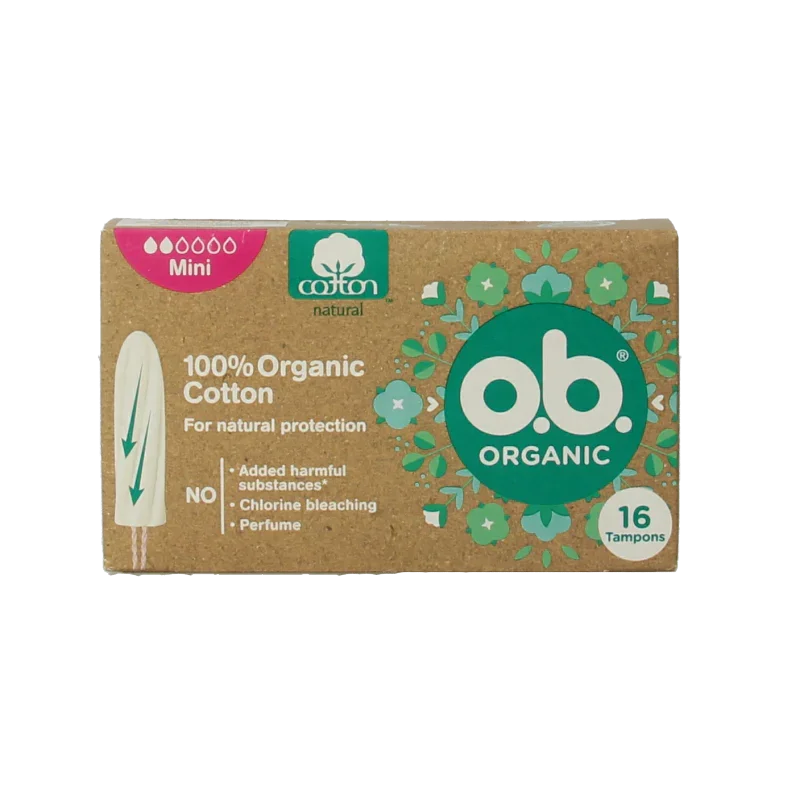OB Tampons organic mini 16 Stuks