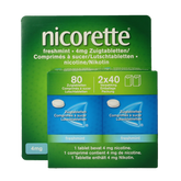 Nicorette Zuigtablet 4mg fresh mint 80 Zuigtabletten