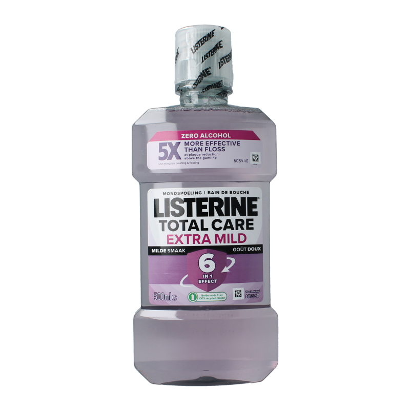 Listerine Mondwater total care extra mild 500.00 Milliliter