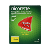 Nicorette Patch invisible 15mg 7.00 Stuks
