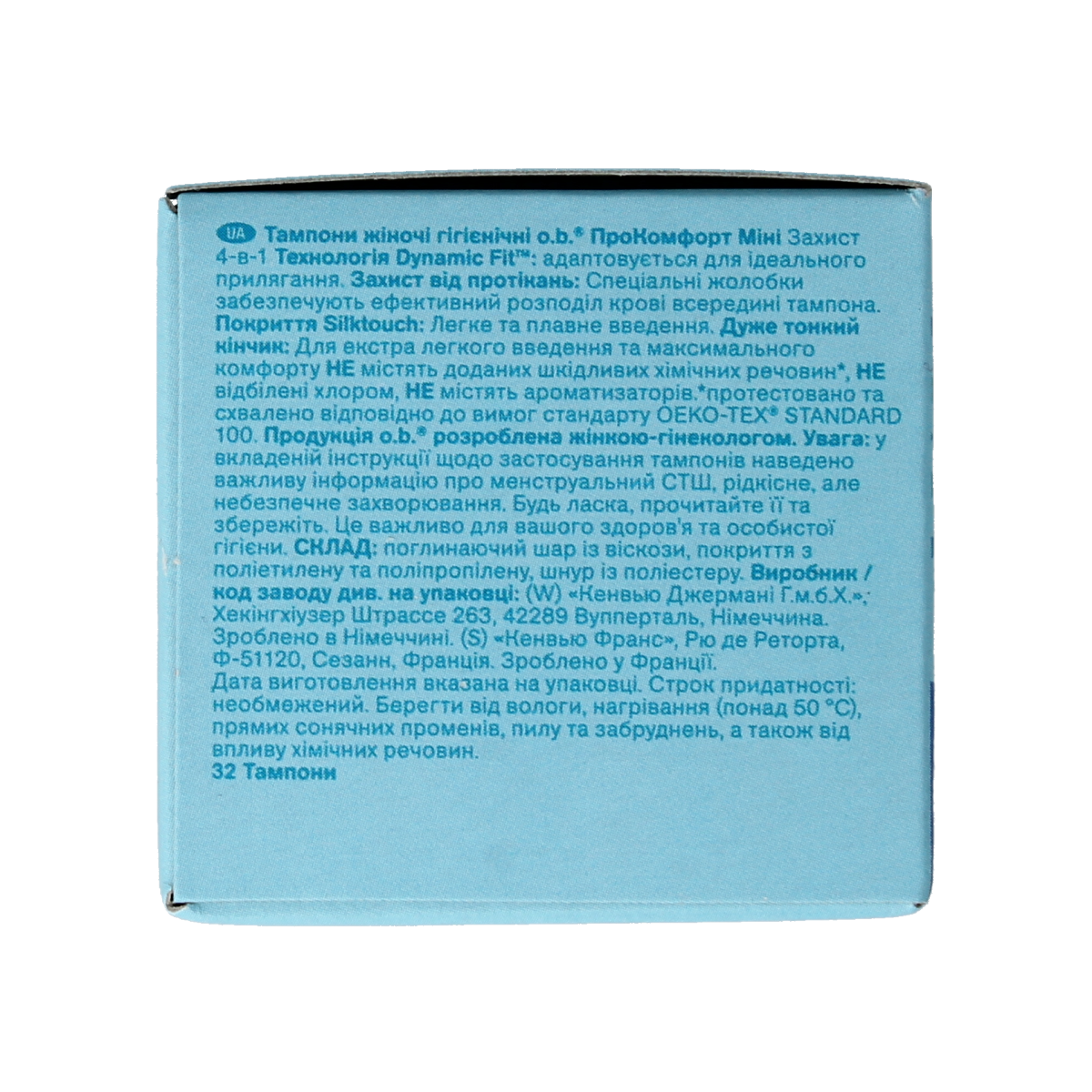 OB Tampons pro comfort advanced mini 32.00 Stuks
