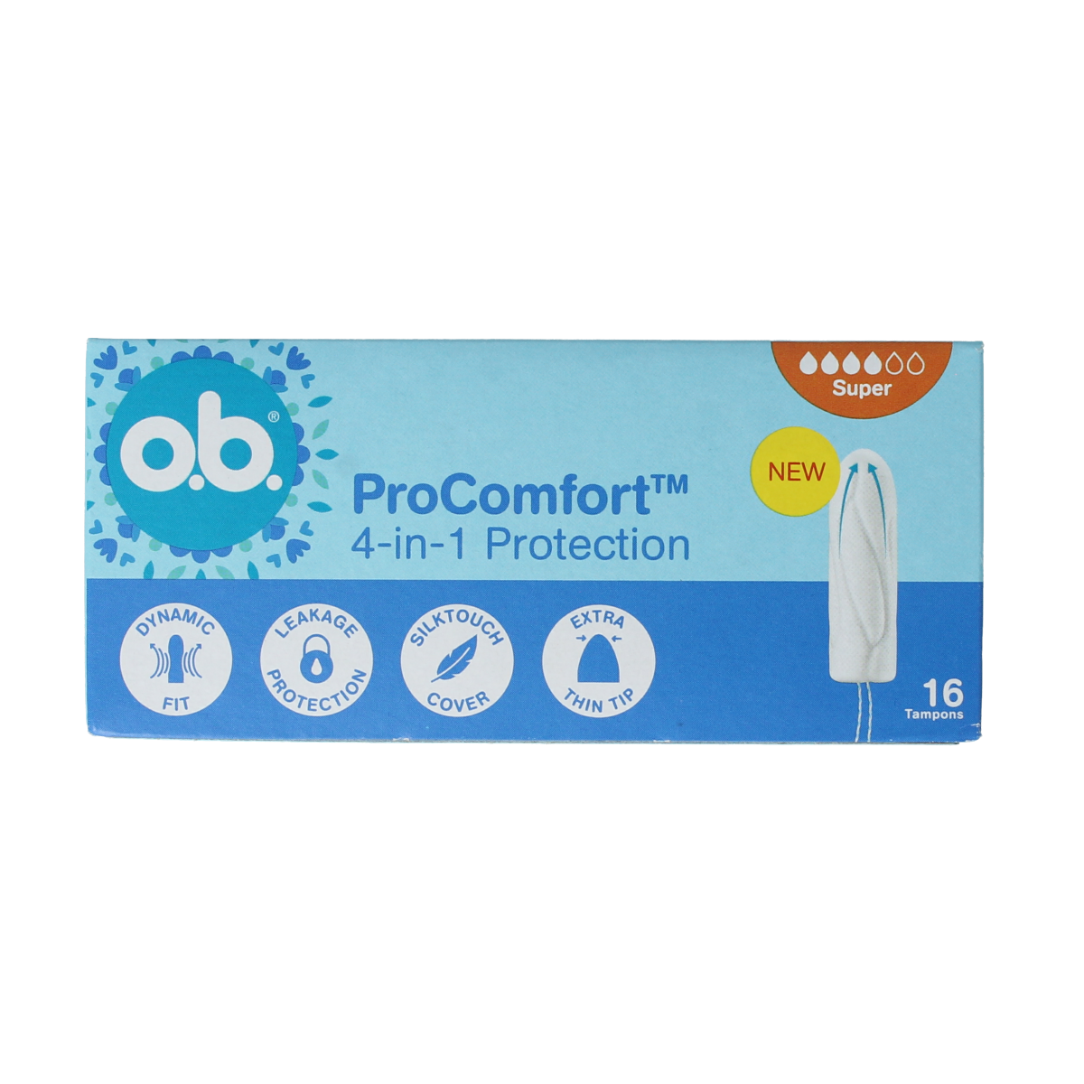 OB Tampons pro comfort advanced super 16.00 Stuks