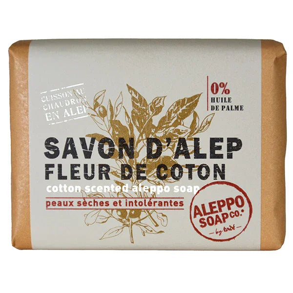 Aleppo Soap Co Savon d'Alep fleur de coton 100.00 Gram
