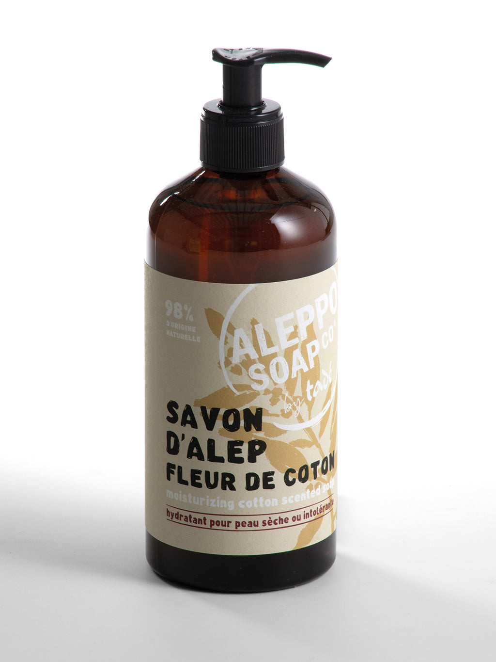Aleppo Soap Co Savon d'Alep liquid fleur de coton 500.00 Milliliter