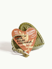 Aleppo Soap Co Savon d'Alep hart fleur de argan met touw 150 Gram