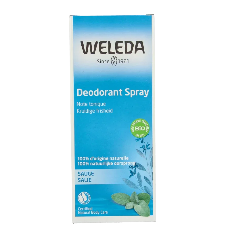 Weleda Salie deodorant spray 100 Milliliter