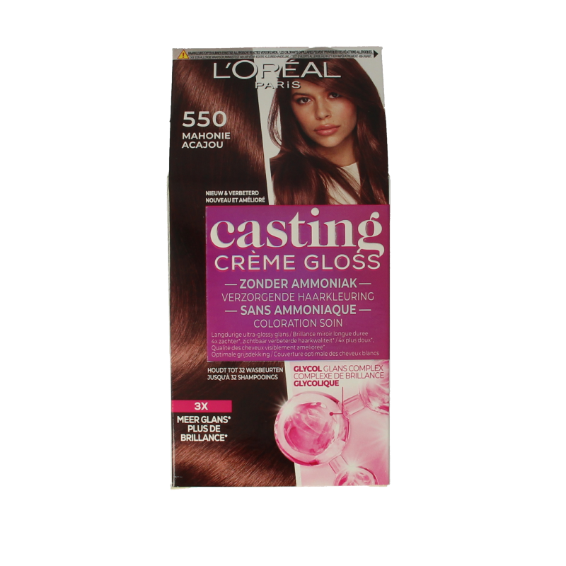 Casting Casting creme gloss 550 Licht Mahoniebruin 1 Set