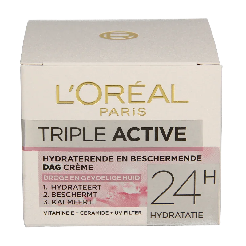 L'Oreal Paris Dermo expertise triple active droog/gev dagcreme 50 Milliliter