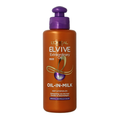 Elvive Extraordinary oil in milk krul verzorging 200.00 Milliliter