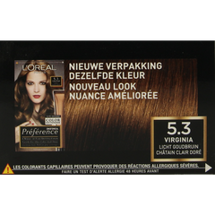 Preference 5.3 Virgin licht goudbruin 1 Set