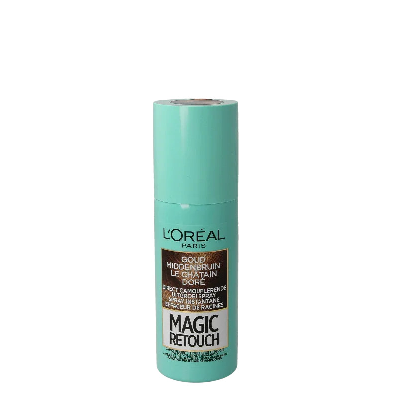 Magic Retouch Magic retouch goud midden bruin spray 75 Milliliter