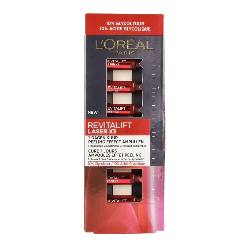 L'Oreal Paris Revitalift Laser X3 Peeling Effect Ampullen 7 Ampullen
