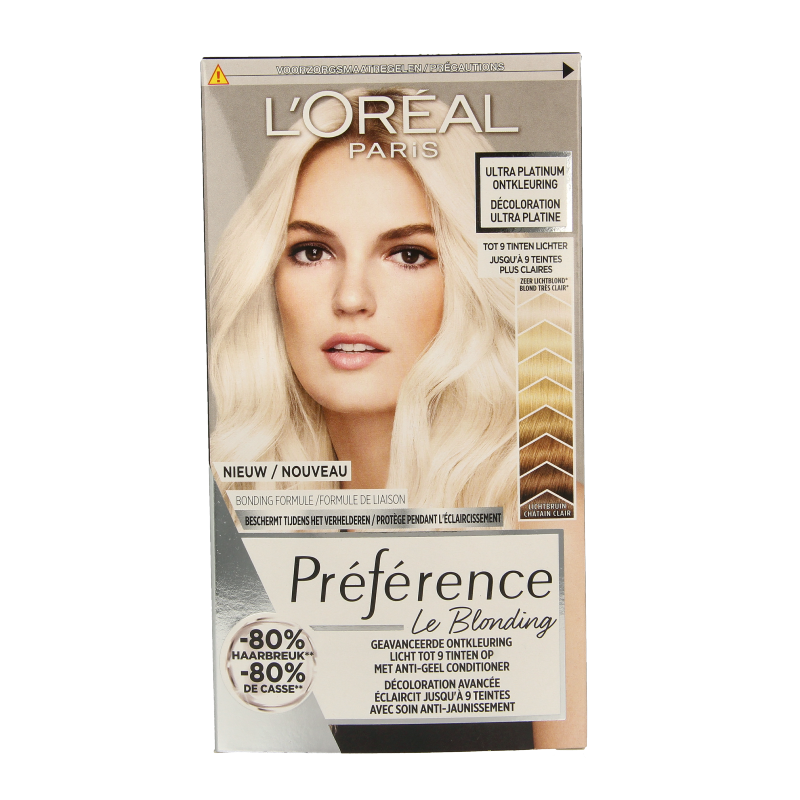 Preference Bleach ultra platinum ontkleuring 1.00 Set