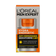 Men Expert Hydra energetic hydraterende gezichtscreme SPF15 50 Milliliter