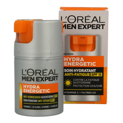 Men Expert Hydra energetic hydraterende gezichtscreme SPF15 50 Milliliter