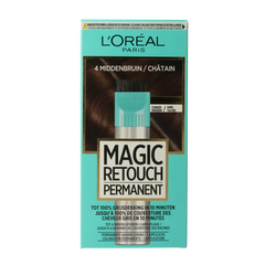 Magic Retouch Permanente haarkleuring nr 4 middenbruin 1 Stuks