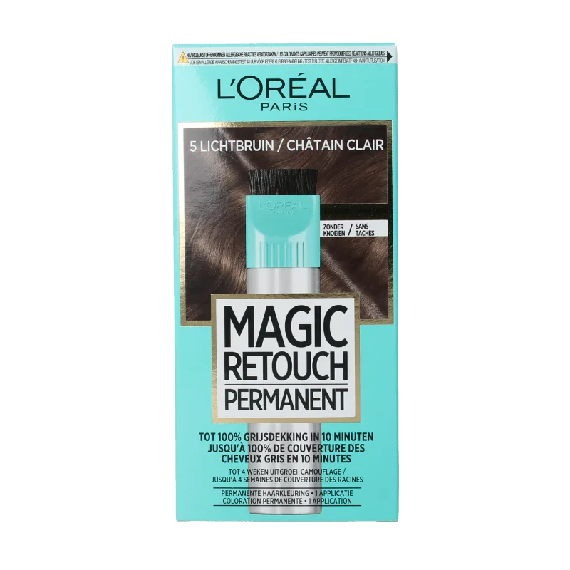 Magic Retouch Permanente haarkleuring nr 5 lichtbruin 1 Stuks