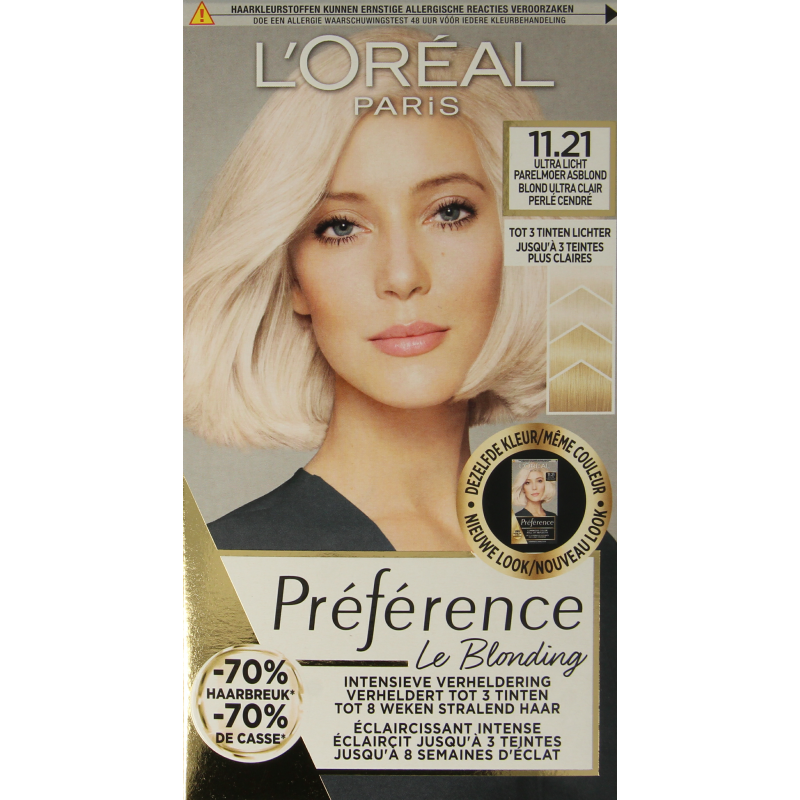 Preference 11.21 Ultra licht parelmoer asblond 1.00 Set