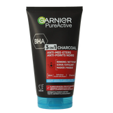 Garnier SkinActive pure active 3-in-1 charcoal reiniging 150 Milliliter