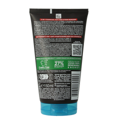 Garnier SkinActive pure active 3-in-1 charcoal reiniging 150 Milliliter