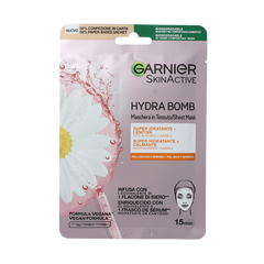 Garnier Skin act tissue masker kamille& hyaluronzuur 1 Stuks