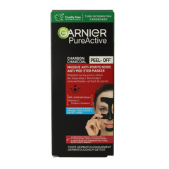 Garnier Pure active peel-off masker charcoal 50.00 Milliliter
