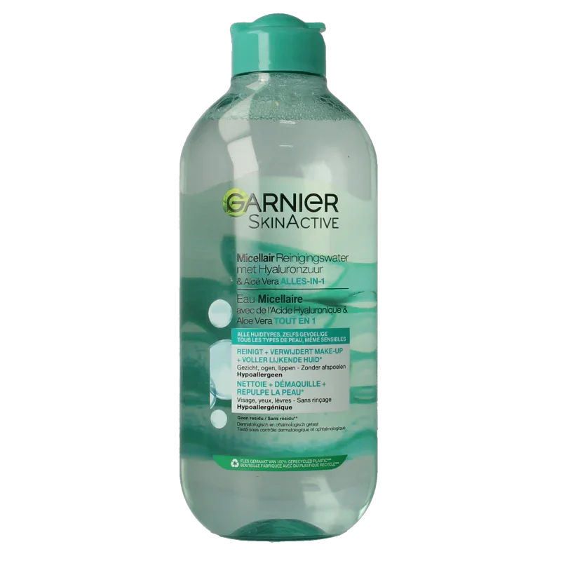 Garnier SkinActive micellair water hyaluronzuur aloe vera 400 Milliliter