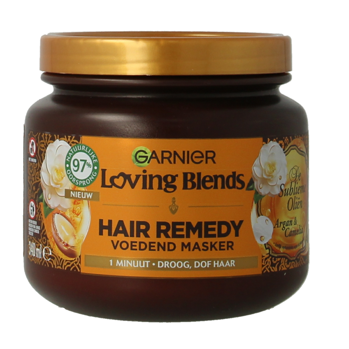 Garnier Loving blends masker argan & cameliaolie subliem 340.00 Milliliter