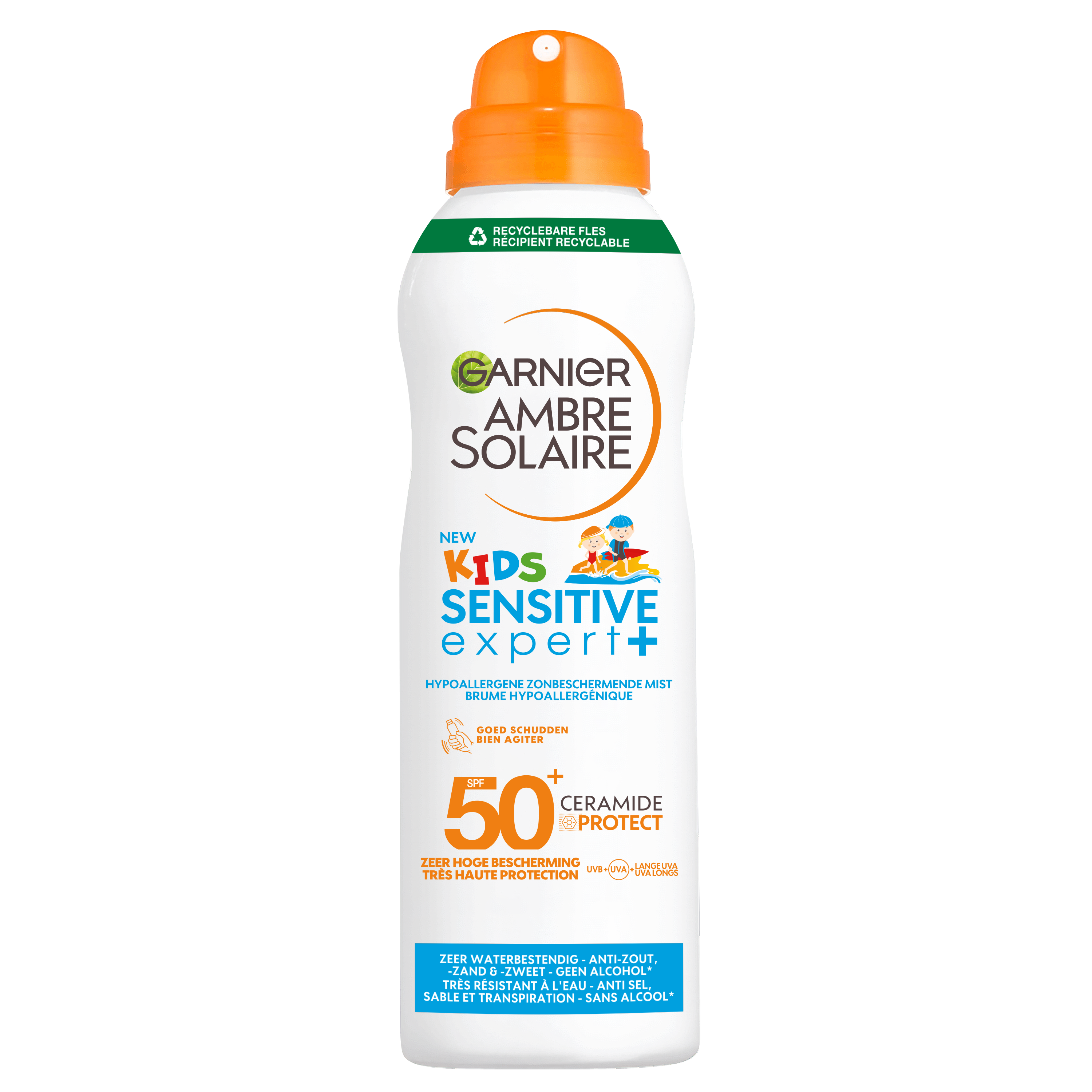 Ambre Solaire Kids spray anti zand SPF50+ 150 Milliliter