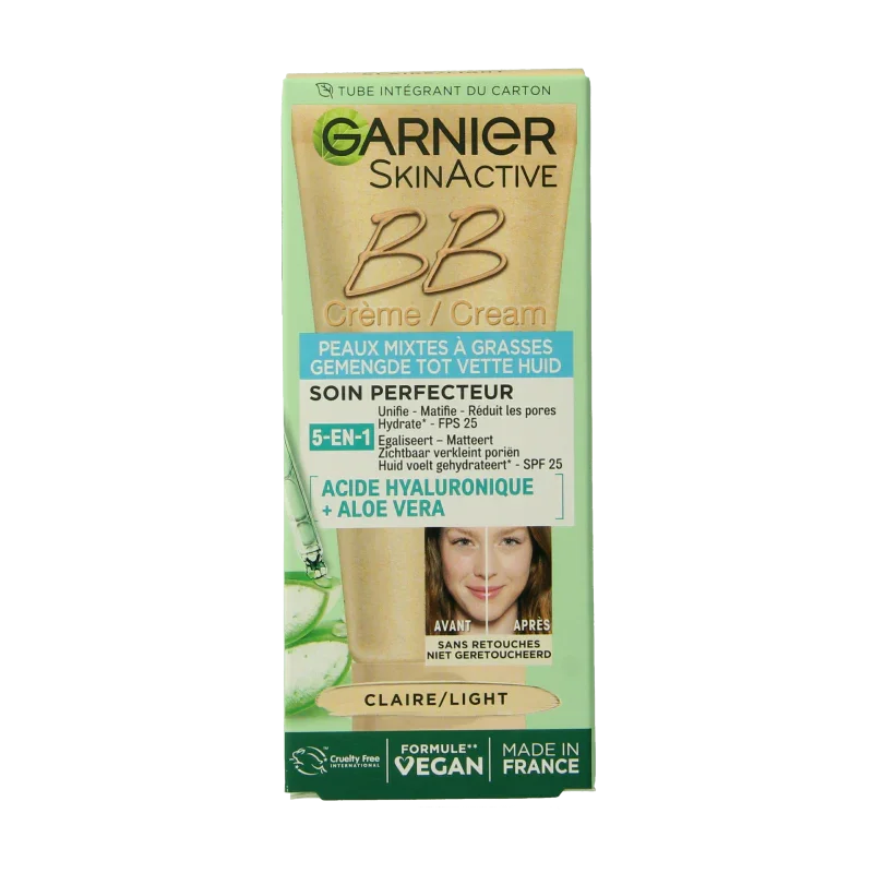 Garnier SkinActive BB cream oil free lichte huid 50 Milliliter
