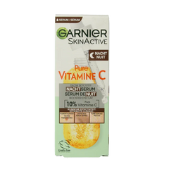Garnier SkinActive nachtserum vitamine C hyaluronzuur 30 Milliliter