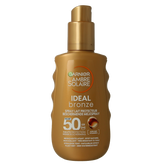 Ambre Solaire Melkspray ideal bronze SPF50 150 Milliliter