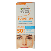 Ambre Solaire Fluid hyaluronzuur super UV SPF50+ 40 Milliliter