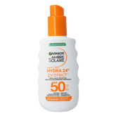 Ambre Solaire Hydraterende melk protect SPF50+ spray 150 Milliliter
