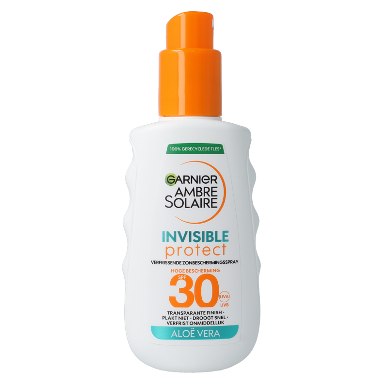 Ambre Solaire Invisible protect transparante spray SPF30 150.00 Milliliter