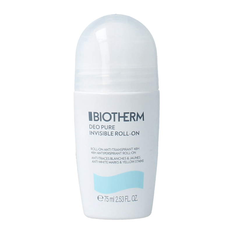 Biotherm Deodorant roller pure invisible 75 Milliliter