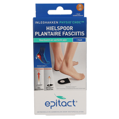 Epitact Hielspoor inleghakken met physio choc maat 36/40 2 Stuks